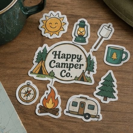 Custom stickers for small business