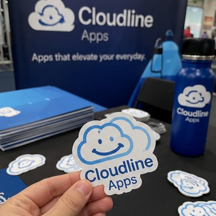 Customized stickers for events and trade shows